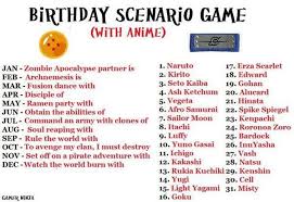 Birthday Scenario Game With Anime To Avenge My Clan I Must Destroy Sailor Moon Birthday Scenario Game Birthday Scenario Scenario Game