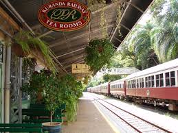 Australia Kuranda Train Station Recommend Getting To Kuranda Via The Skyrail Then Travelling Back By Australia Travel Australia Vacation Australian Travel
