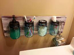 Be sure to visit all of our tutorials, home improvement projects and diy ideas like our craft room Diy Mason Jar Bathroom Thingie Badezimmer Dekor Diy Badezimmer Diy Weckglas Diy