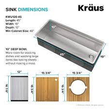 We did not find results for: Kraus Kore Workstation 45 Extra Large Undermount Kitchen Sink Directsinks