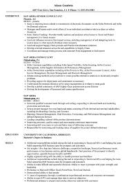 sap ariba resume samples velvet jobs