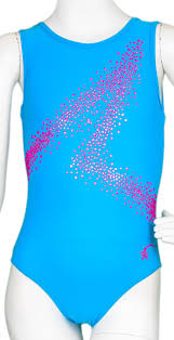 Destira Turquoise Sequin Zee Leotard Gymnastics