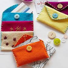 Once the slit is cut, stain the woodblock with your favorite stain. Card Holder Gift Craft Parents