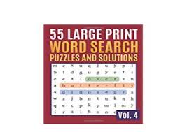 Word search puzzles in large print format. Download P D F Library 55 Large Print Word Search Puzzles And So