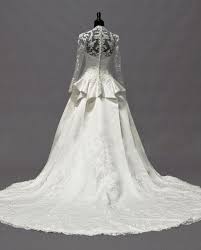 Kate middleton hochzeitskleid preis : Grosshandel 2019 Vintage Kate Middleton Lange Armel Fall Brautkleider A Line V Ausschnitt Elfenbein Taft Applikationen Peplum Brautkleider Hot Custom Made Von Magicdress2011 134 34 Auf De Dhgate Com Dhgate
