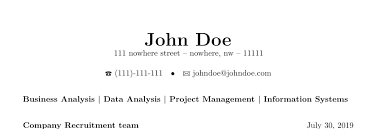 Maybe you would like to learn more about one of these? Need Help With The Moderncv Resume Cover Letter Template Tex Latex Stack Exchange