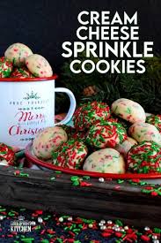 In a large bowl, cream together sugar, butter, and cream cheese until fluffy. Cream Cheese Sprinkle Cookies Lord Byron S Kitchen