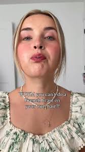 For those asking.. this is the most simple way I can show you how to French  braid