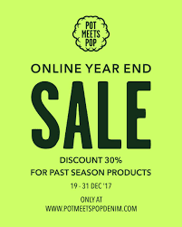 Another year is coming, and it's the best time to give your kitchen a new look! Pot Meets Pop Pmp Denim On Twitter Online Year End Sale Get 30 Discount For Our Past Season Products 19 31 December 17 This Program Available Only At Https T Co Jt606gy9tc Happy