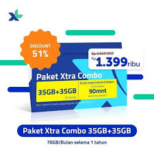 Untuk itu, biar enggak repot isi paket data setiap bulan, xl bikin yang beginian buat agan! Jual Xl Xtra Combo 35 Gb 35 Gb 12 Bulan Jakarta Utara Xl Axiata Tokopedia
