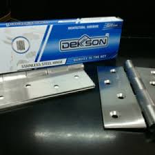 Beli pintu stainless online berkualitas dengan harga murah terbaru 2021 di tokopedia! Jual Engsel Pintu Stainless Dekson 4 Inch Ecoline Non Bearing Jakarta Utara Hendraeff Tokopedia