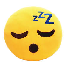 Coussin Dormeur Coussin Rond Coussin Emoji Emoji
