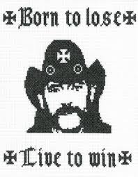 Pattern Lemmy Kilmister Born To Lose 8x10 Cross Stitch Cross Stitch Cross Stitch Patterns Lemmy