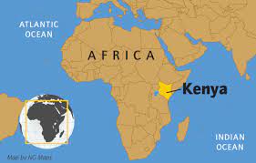 Kenya map showing attractions accommodation. Kenya Kenya Africa African Map