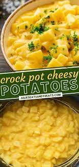 Crockpot Cheesy Potatoes Best Crockpot Recipes Crockpot Recipes Easy Veggie Side Dishes