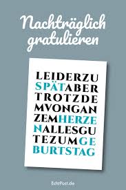 Nachtraglich Gratulieren Per Postkarte Geburtstag Vergessen Nachtraglich Zum Geburtstag Geburtstag Gratulieren