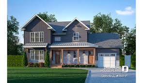 Farmhouse house plan with 3 bedrooms, 2.5 bathrooms, a split bedroom layout, a bonus room, and a 2 car garage. House Plan 3 Bedrooms 1 5 Bathrooms Garage 3861 V1 Drummond House Plans