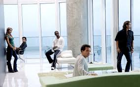 This one featured colin farrell as sonny crocket and jamie foxx as rico tubbs. F This Movie Movies I Love Miami Vice