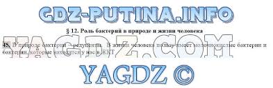 бактерии кроссворд по биологии 5 класс с вопросами и ответами Gdz Po Biologii 5 Klass Rabochaya Tetrad Pasechnik