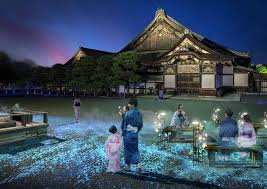 Nijo Castle in Kyoto lights up with digital art for a special summer night  event