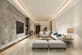 If you want any information about. 3d Rendering White Minimal Living Room Kitchen With Luxury Decoration Stock Photo Picture And Royalty Free Image Image 117814686