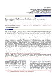Renewing your motor insurance for your car or motorcycle couldn't be easier. Pdf Determinants Of The Customer Satisfaction In Motor Insurance