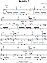 All credits go to the songwriters. Imagine Piano Vocal Guitar Zzounds