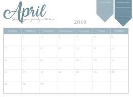 Printable April 2019 Planner Desk Calendar April April2019 April2019calendar 2019calenda Calendar 2019 Printable Desk Calendar Template Calendar Printables