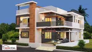 +91 7888222885 | www.panashdesigns.com (for quotation, you can mail or whatsapp your drawing on info@panashdesigns.com | +91 7888222885 ). Front Elevation Two Storey Modern Style Modern House Design House Storey