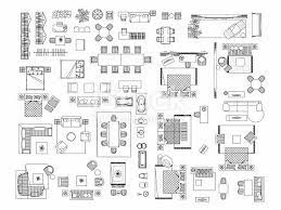 Hand out the bedroom floor plan assignment sheet and a blank sheet of paper to each student. Top View Of Set Furniture Elements Outline Symbol For Bedroom Kitchen Bathroom Dining Room And Living Roo Floor Plan Symbol Floor Plan Symbols Interior Icon