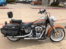 Ebay Heritage Softail Classic 2015 Harley Davidson Heritage Softail Classic 3811 Miles Two Tone Amber Whiskey Motorcycles Biker