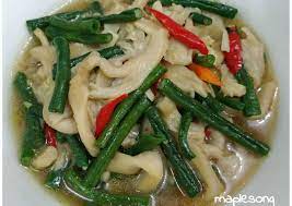 Resep Tumis Jamur Kacang Panjang Oleh Maplesong Recipe Resep Tumis Tumis Makanan