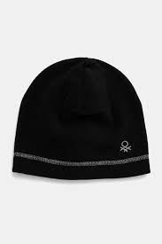 Dětská čepice United Colors of Benetton, barva černá