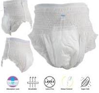 Adult Nappies Incontinence Pull up Pants Diapers 10pcs Medium Large Extra  Large | eBay