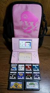 Nintendo Ds Lite Pink Handheld System Usg 001 With Games Stylus And Case Nintendoswitch Nintendo Switch Nintendo Ds Lite Nintendo Ds Nintendo Pokemon