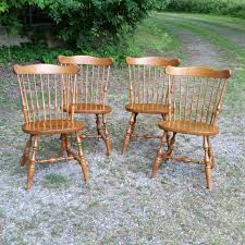 Ethan Allen Windsor Dining Chairs X4 Governor Bradford Solid Etsy In 2020 Windsor Dining Chairs Dining Chairs Lounge Furniture Design