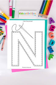 In such page, we additionally have number of images out there. Letter N Coloring Page Download Print Learn Kids Activities Blog