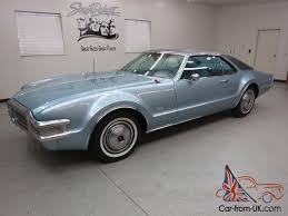 1968 oldsmobile toronado 2 dr h t in sapphire blue poly w 57 k excellent car from uk com