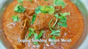 4 biji kentang, potong dadu besar. Daging Kambing Masak Merah Sedap Spicy Mutton Curry Youtube