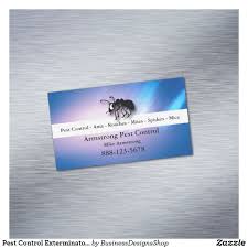 These magnets are printed on 17 pt. Pest Control Exterminator Ant Magnetic Business Card Zazzle Com Magnetic Business Cards Pest Control Best Pest Control