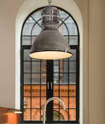 An elegant addition to any space. Chunky Industrial Style Metal Pendants With Chain Suspension