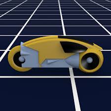 Tron Light Cycles 1982 3d Model 9 Skp Obj Fbx Dae C4d 3ds Max Free3d Tron Light Cycle Tron Light Cycle
