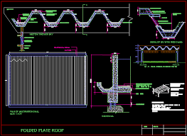 Detailed specifications for water main construction. Corrugated Steel Roof Construction Detail Dwg Detail For Autocad Designs Cad