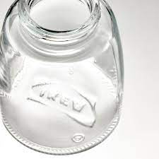 ikea 365 ihardig مرطبان بهارات زجاج أسود 15 سل ikea