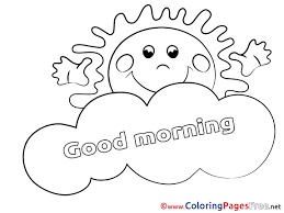 See more ideas about coloring pages, coloring books, coloring pages for kids. Sun Coloring Pages Good Morning For Free
