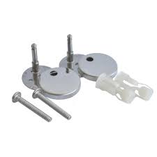 Icera Toilet Seat Bolt Assembly Kit With Polished Chrome Hinge Caps Sb 242 500 The Home Depot In 2021 Polished Chrome Toilet Seat Toilet Repair