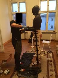 Gay mummification bondage: no movement allowed