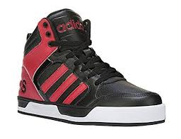 Adidas Black And Red High Tops Merchhub On Twitter Red Basketball Shoes Adidas Shoes Mens Sneakers Men
