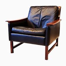 Minerva Leather Arm Chair By Torbjorn Afdal 1960s Leather Armchair Armchair Black Leather Upholstery