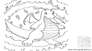 Movies / pokemon / television; Coloring Page Of Dragonite